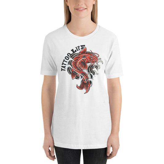 TATTOO LIFE - Koifish 2 (Bella + Canvas 3001 Unisex t-shirt)